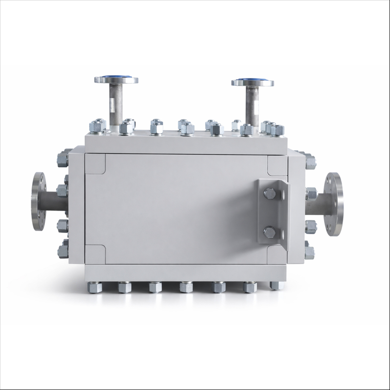 Полностью сварной съемный химический теплообменник